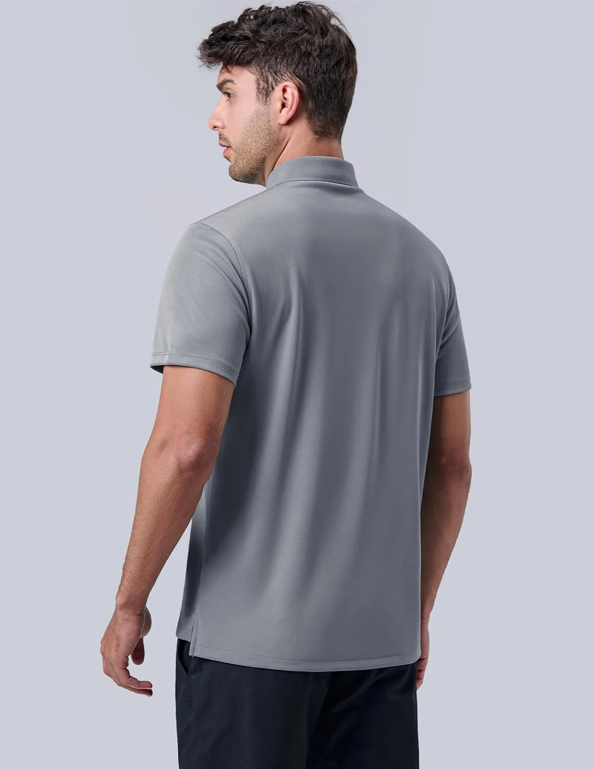 3-Pack Mens Golf Shirt Performance Sport Short Sleeve Moisture Wicking Dry Fit Golf Polo Active Shirts for Men
