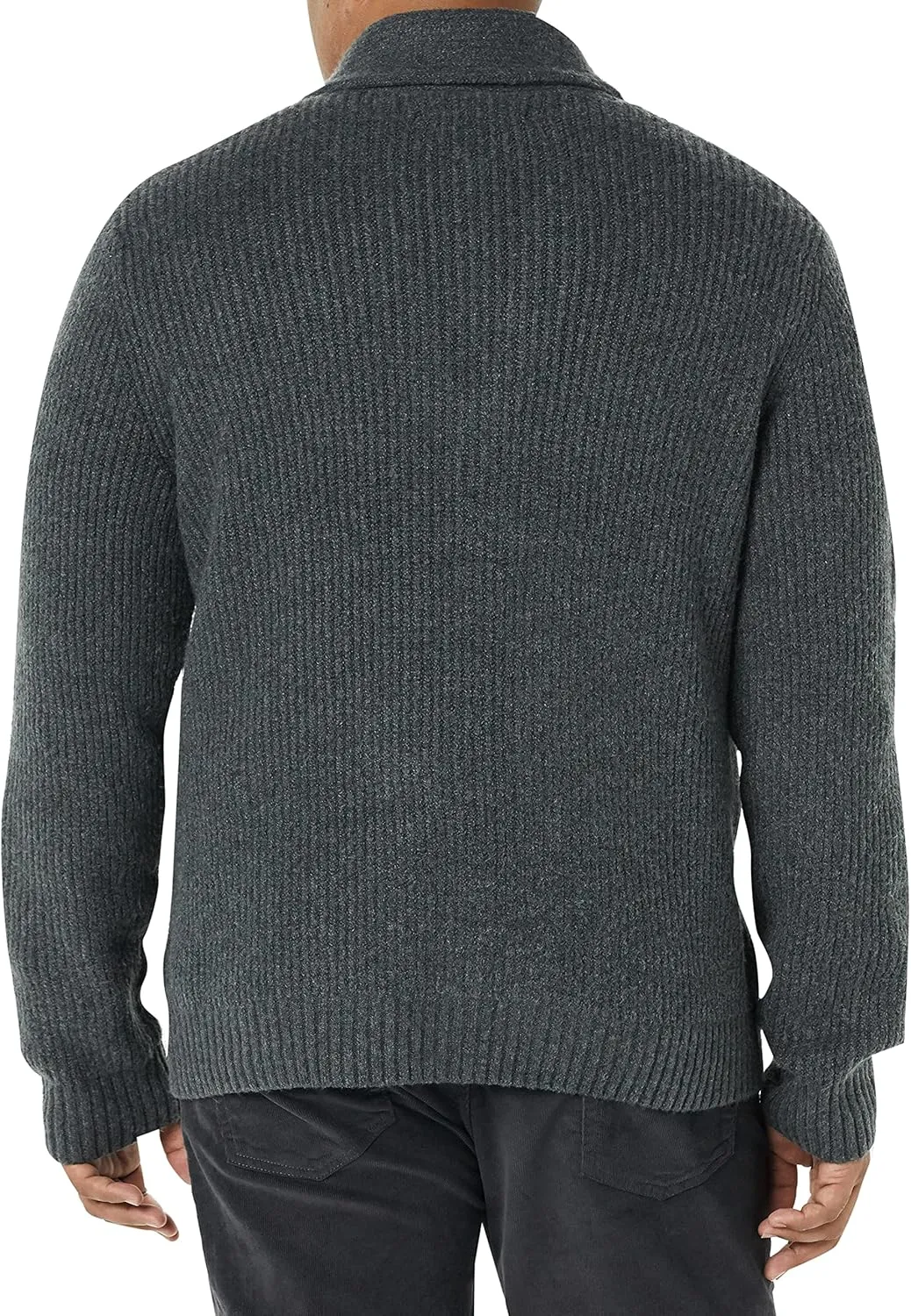 Amazon Essentials Men's Long-Sleeve Soft Touch Shawl Collar Cardigan
