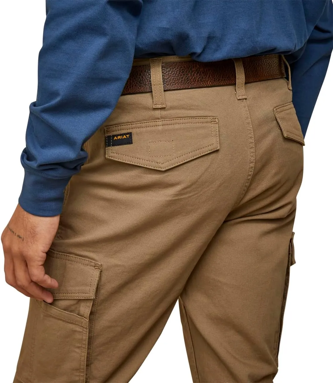Ariat Men's Rebar M4 Relaxed Made Tough Cargo Straight Pant