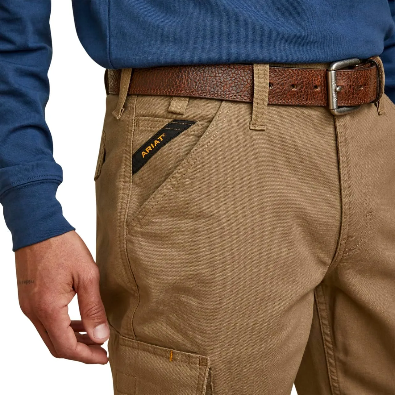 Ariat Men's Rebar M4 Relaxed Made Tough Cargo Straight Pant