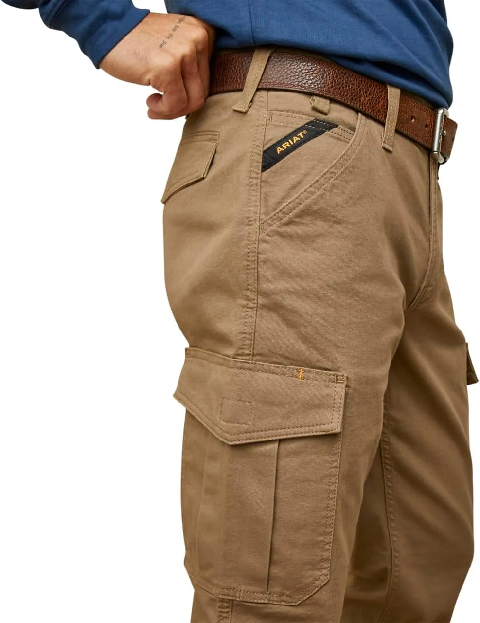 Ariat Men's Rebar M4 Relaxed Made Tough Cargo Straight Pant