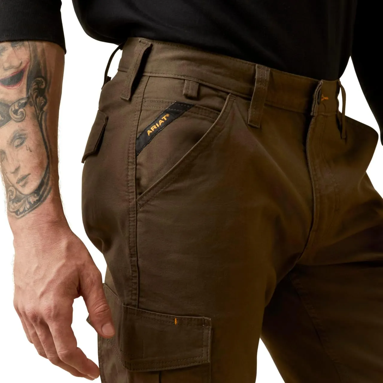 Ariat Men's Rebar M4 Relaxed Made Tough Cargo Straight Pant