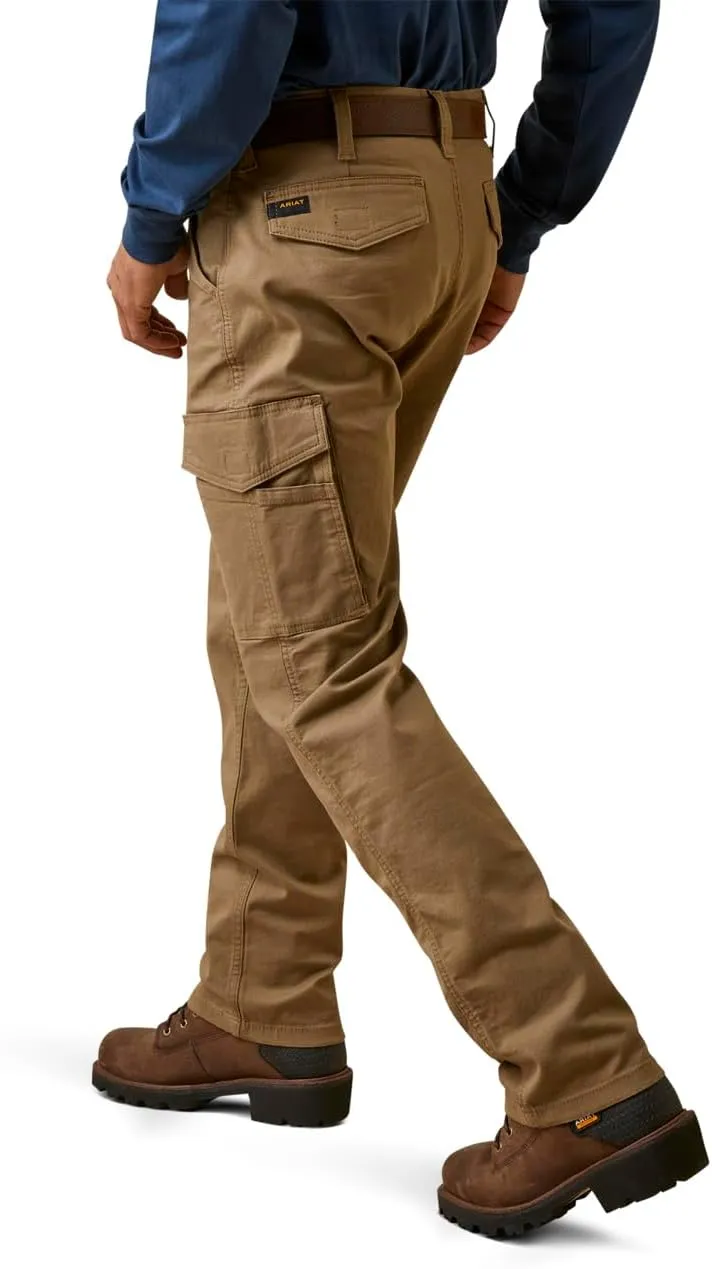 Ariat Men's Rebar M4 Relaxed Made Tough Cargo Straight Pant
