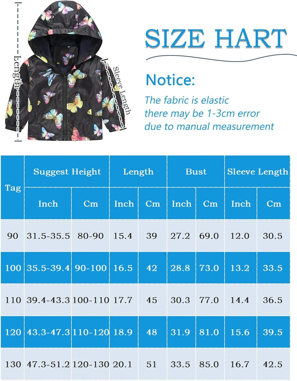 AUBIG Kids Lightweight Windbreaker Zipper Hooded Jackets Coat Long Sleeve Cartoon Print Trench Spring Fall Outerwear