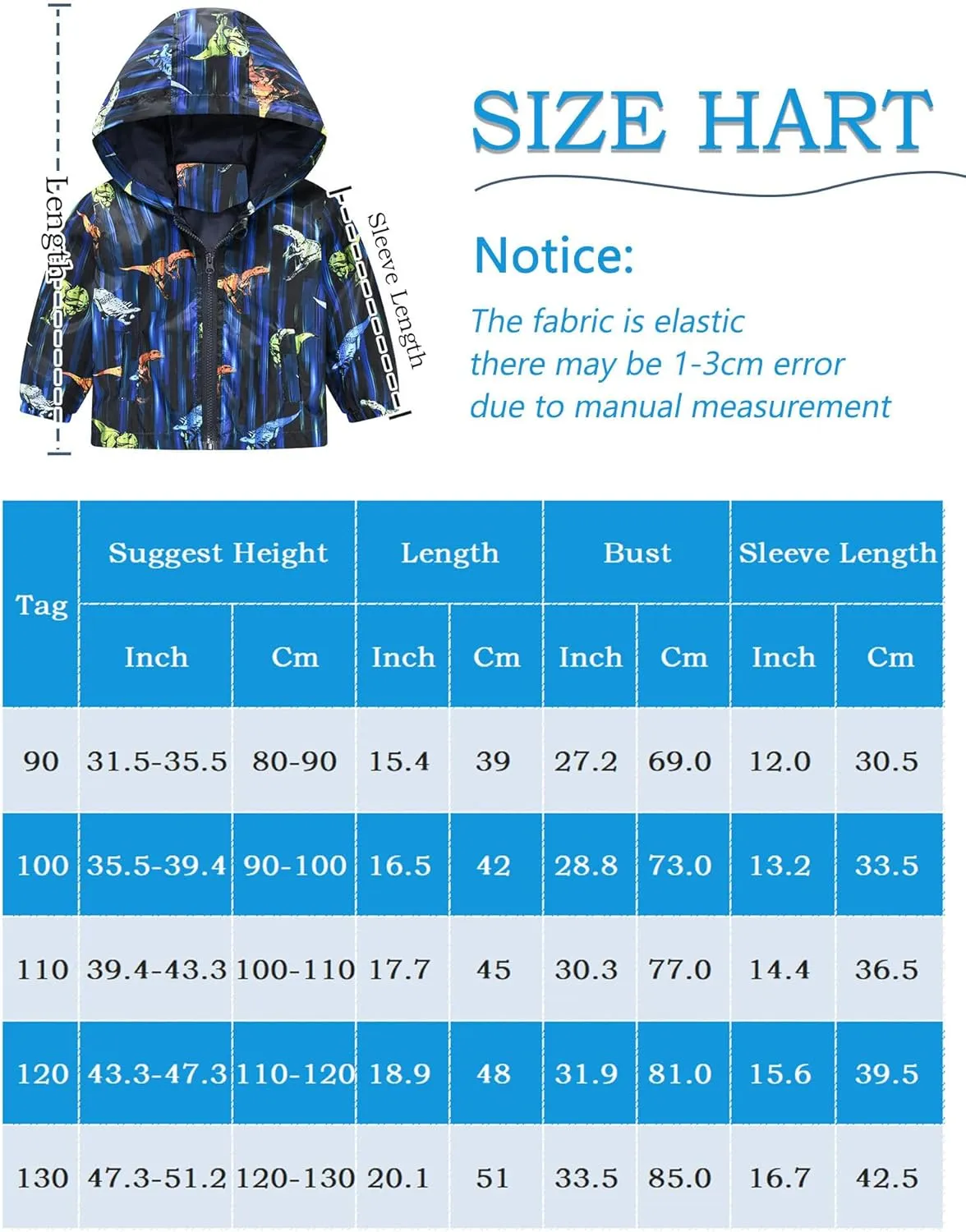 AUBIG Kids Lightweight Windbreaker Zipper Hooded Jackets Coat Long Sleeve Cartoon Print Trench Spring Fall Outerwear