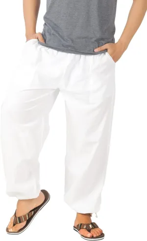Baggy Sweatpants Men Cotton, Drawstring Lounge Pants, Relaxed Fit, Ideal for Comfort