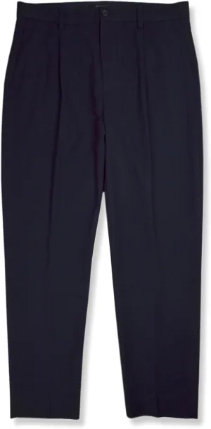 Banana Republic Mens 583379 Relaxed Fit Brushed Cotton Pleated Pants,
