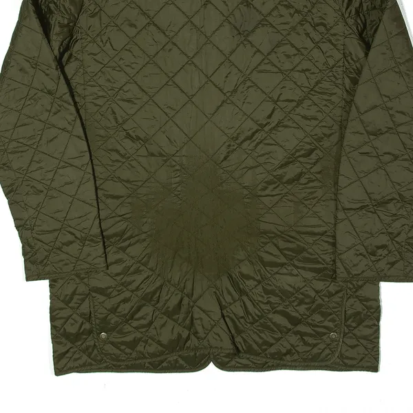 BARBOUR Thurland Quilted Jacket Green Nylon Mens XL