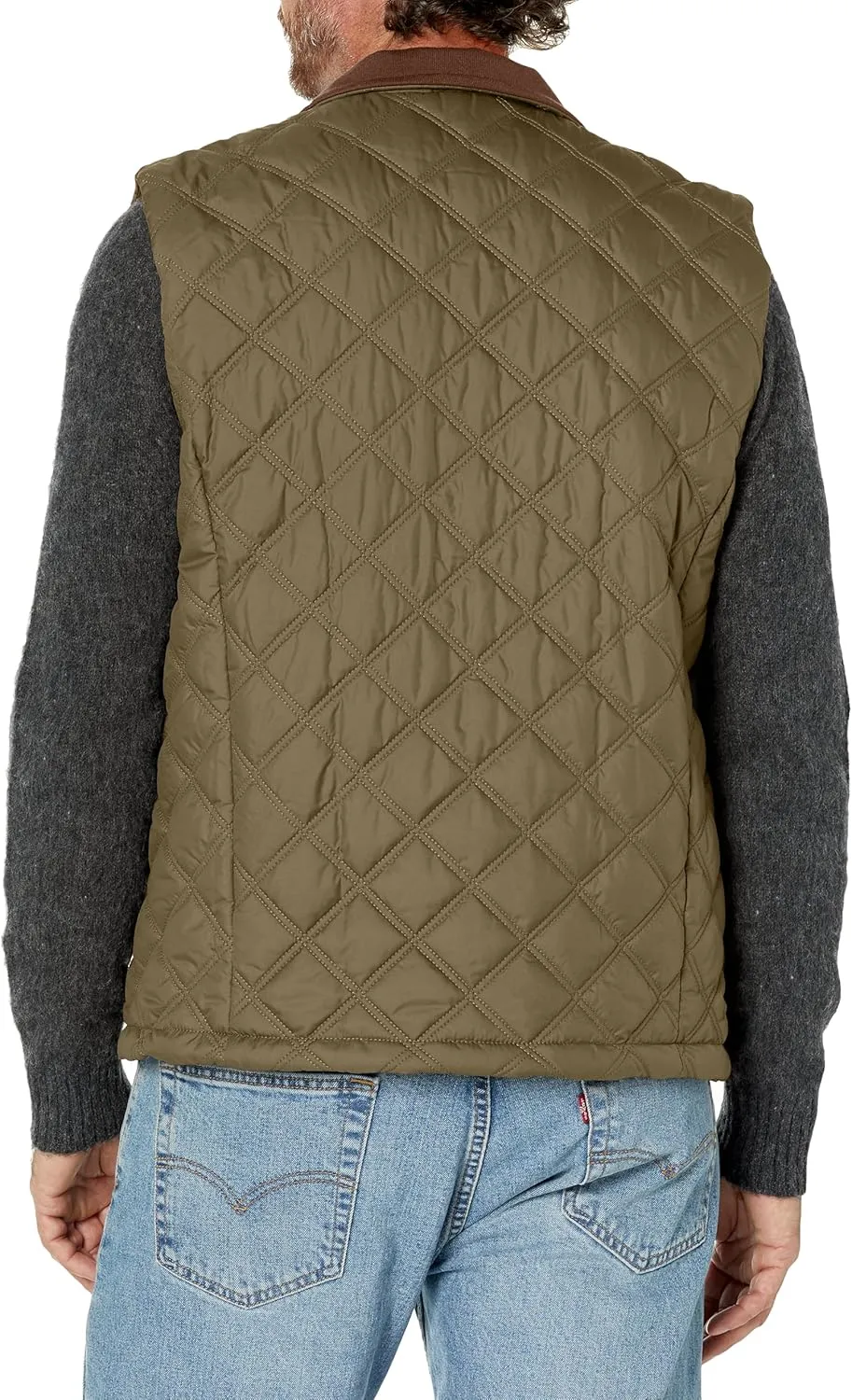 Brooks Brothers Men's Diamond Quilted Vest
