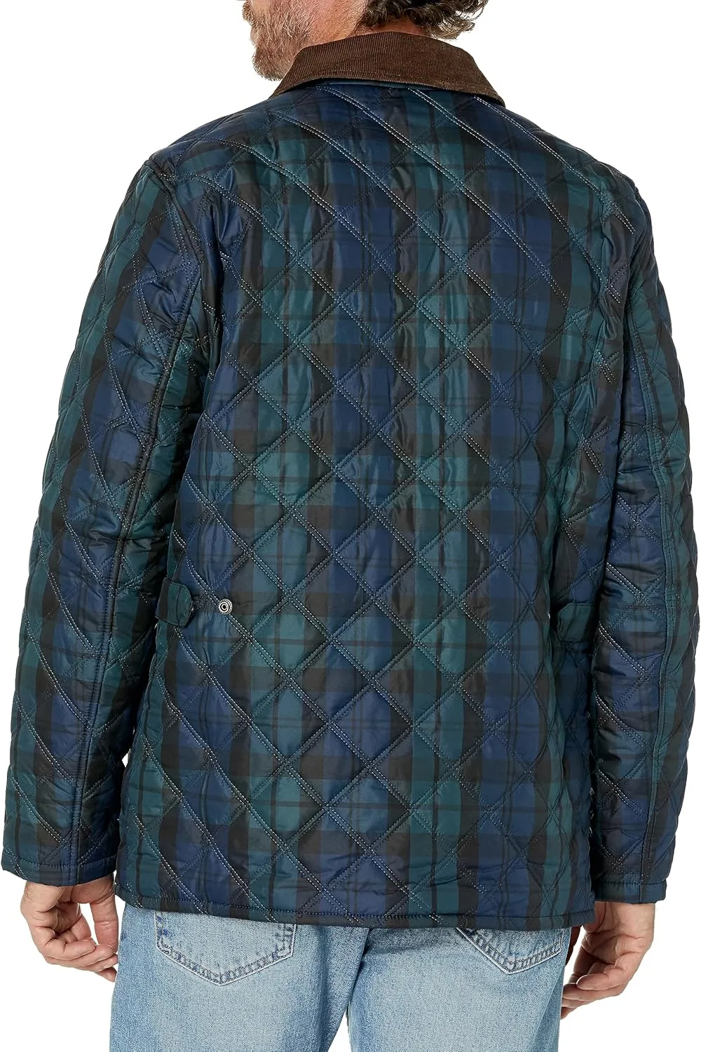 Brooks Brothers Men's Quilted Pattern Walking Coat