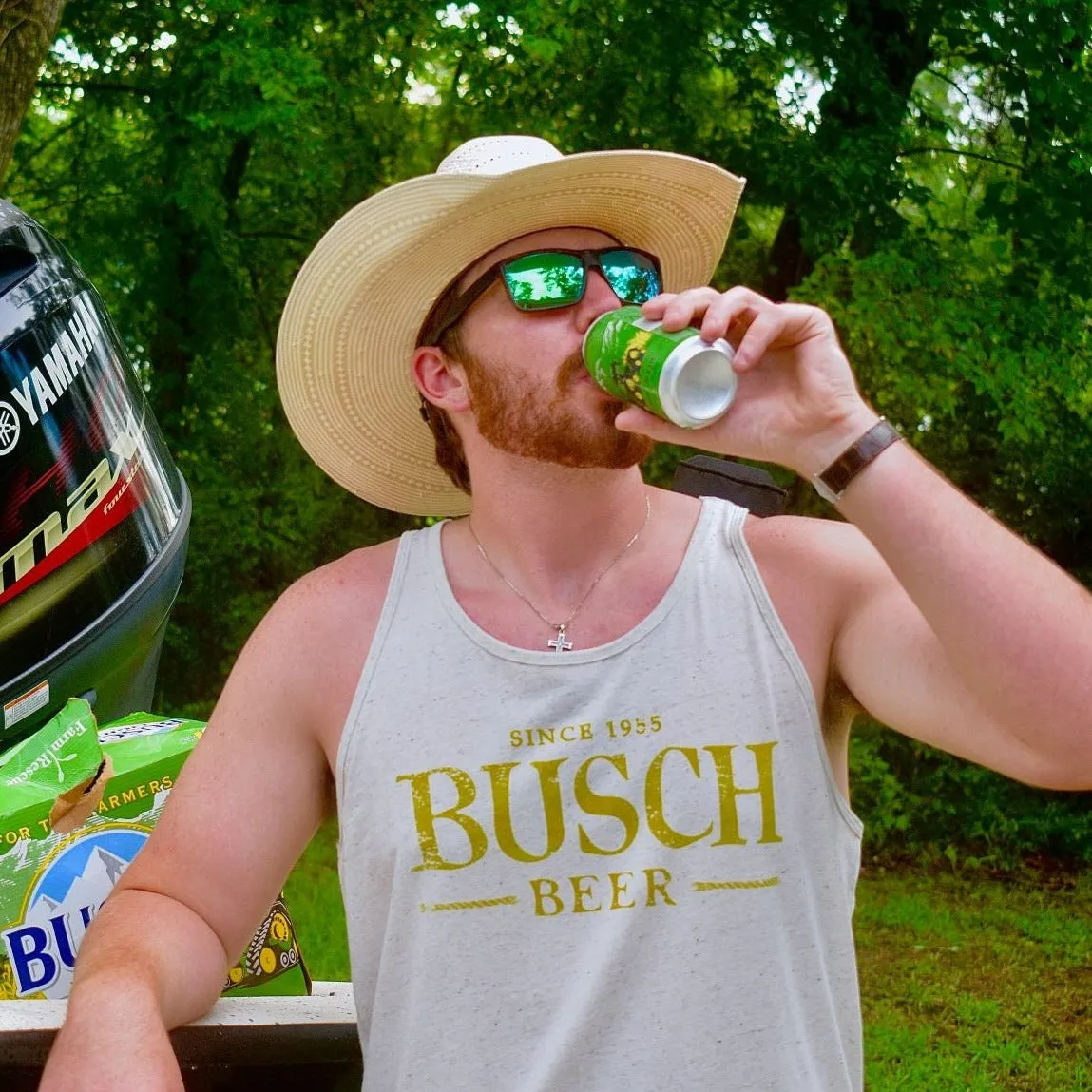 Busch Beer 1955 Retro Gold Tank Top