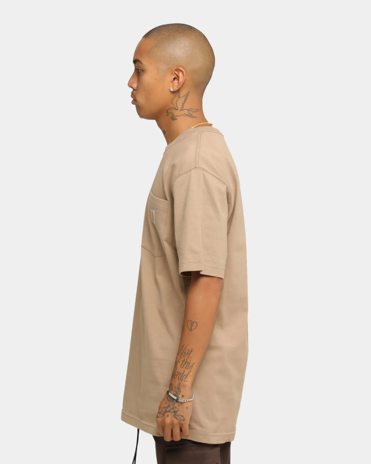 Carhartt Men's Carhartt Pocket Short Sleeve T-Shirt Desert