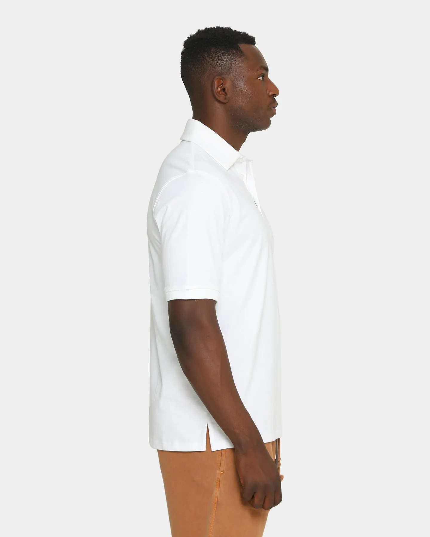 Champion Heritage Short Sleeve Polo White/Gold