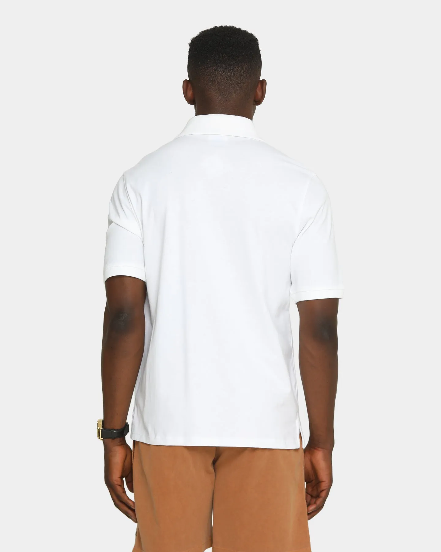 Champion Heritage Short Sleeve Polo White/Gold