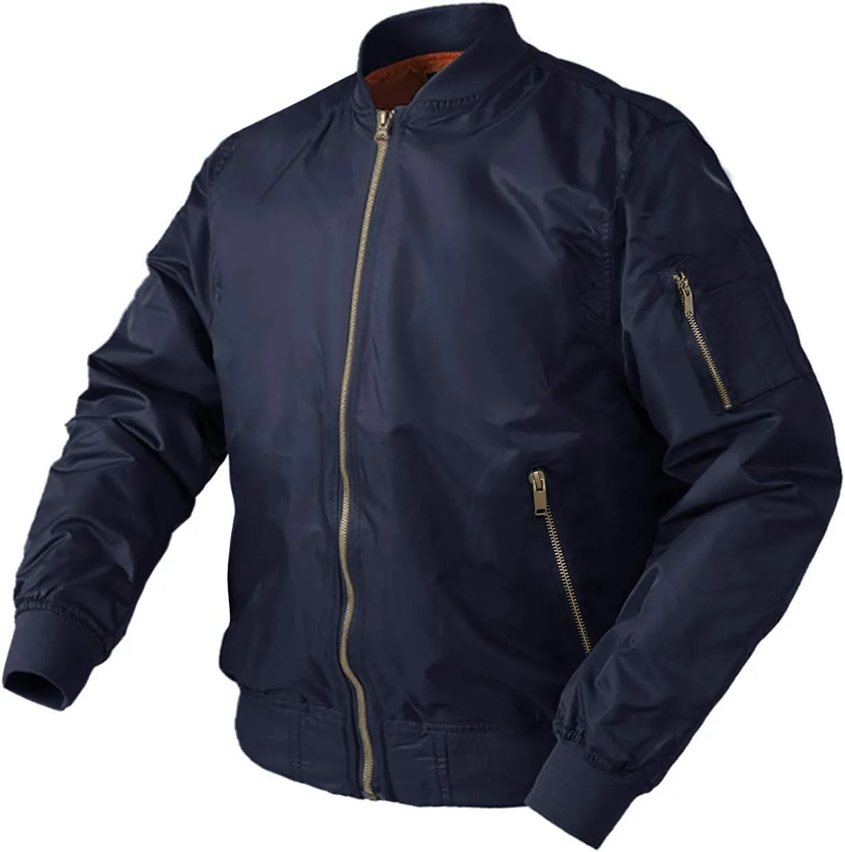 CRYSULLY Men's Jacket-Fall Winter Thicken Windbreakers Bomber Jackets Padded Coats