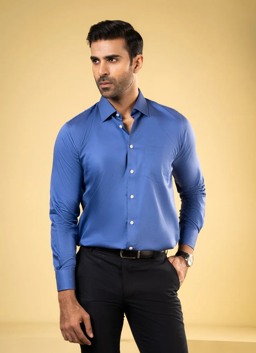 Formal Shirt - Supernova Classic Blue Plain