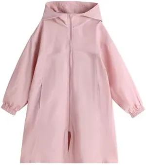 Girls Rain Jackets Waterproof Raincoat for Kids Lightweight Coats Hooded Windbreakers