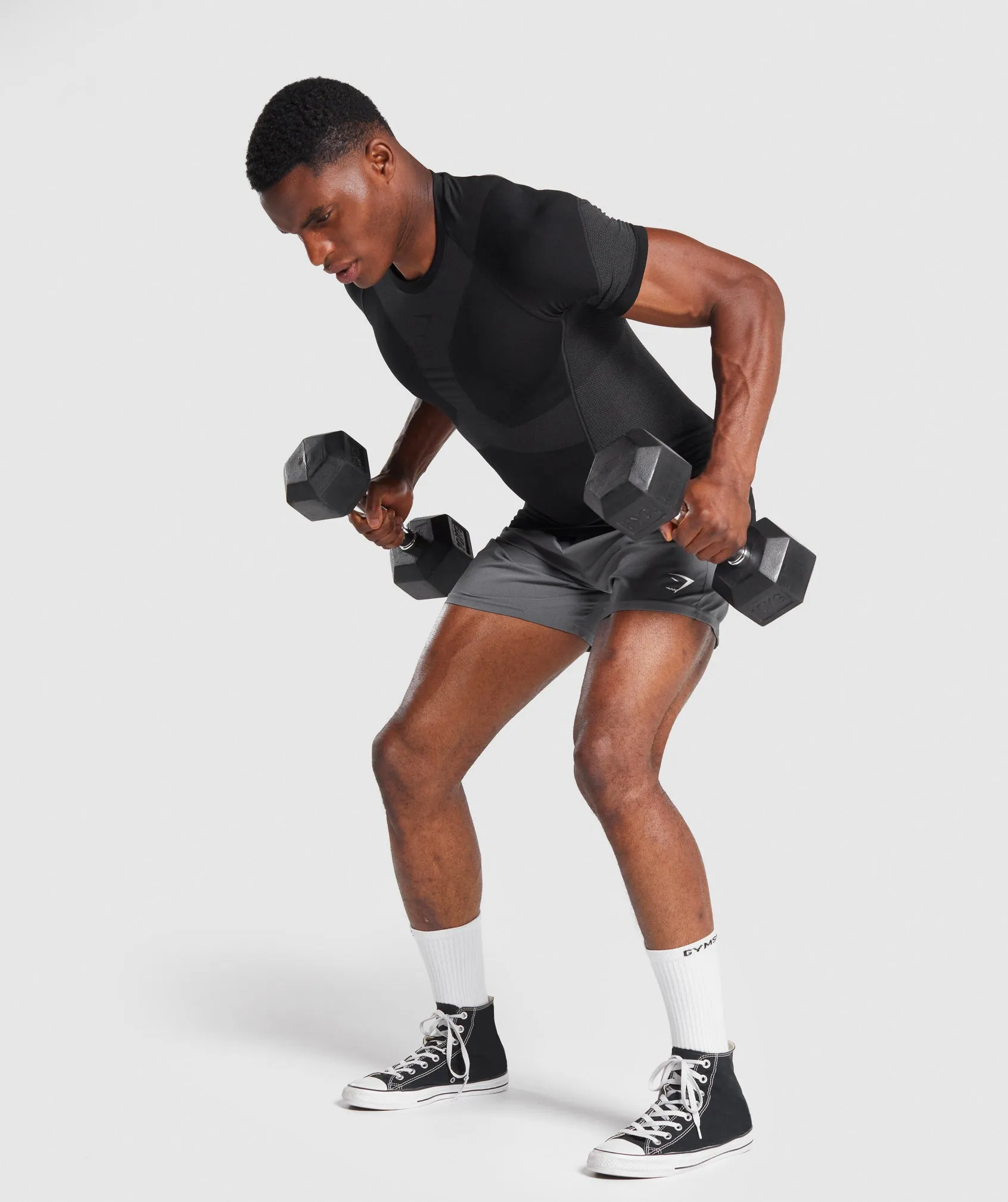 Gymshark Free Force Seamless T-Shirt - Black