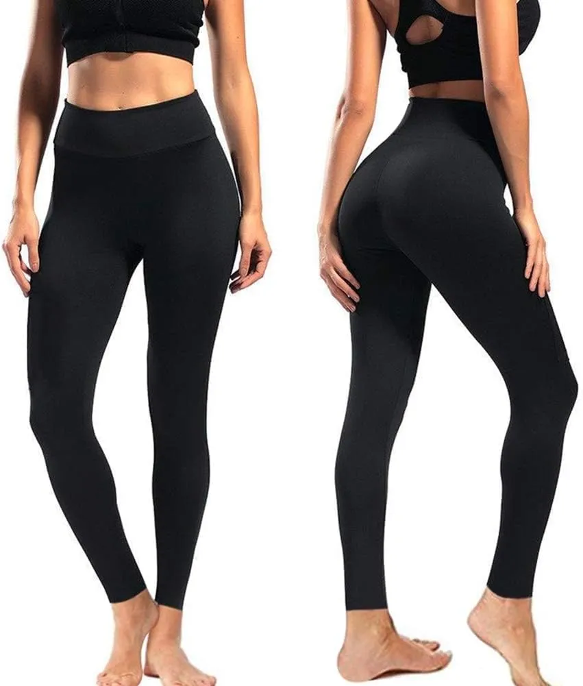 High Waisted Leggings for Women - Soft Athletic Tummy Control Yoga Pants for Cycling Dance Tights
