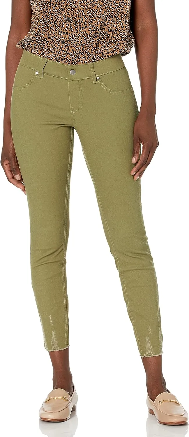 HUE Women's Ultra Soft Denim Jean Skimmer Leggings, Assorted