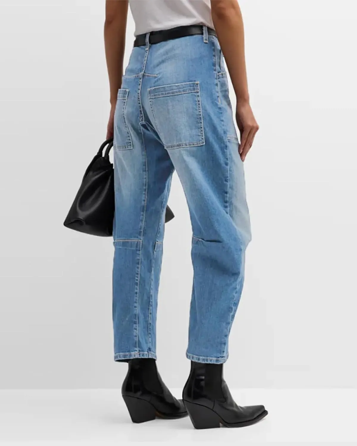 Kedera Women's Barrel Jeans Pants Straight Wide Leg Y2K Denim Pants Baggy Boyfriend Jeans with Pockets