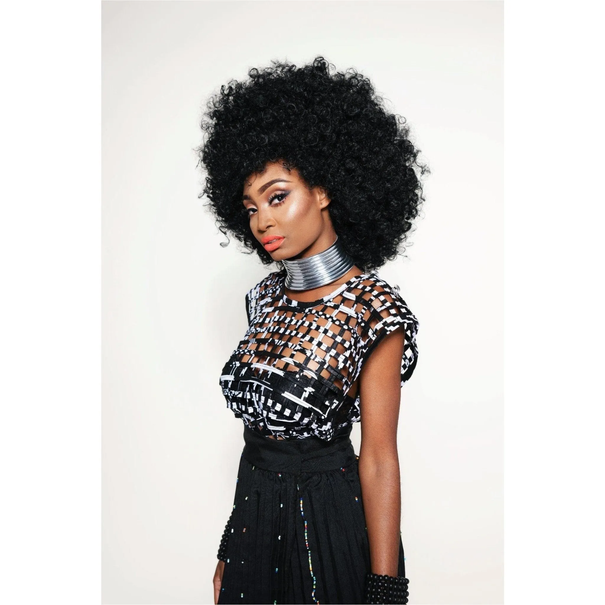 Mebolife laced Ankara convertible Cape/Top/ Scarf