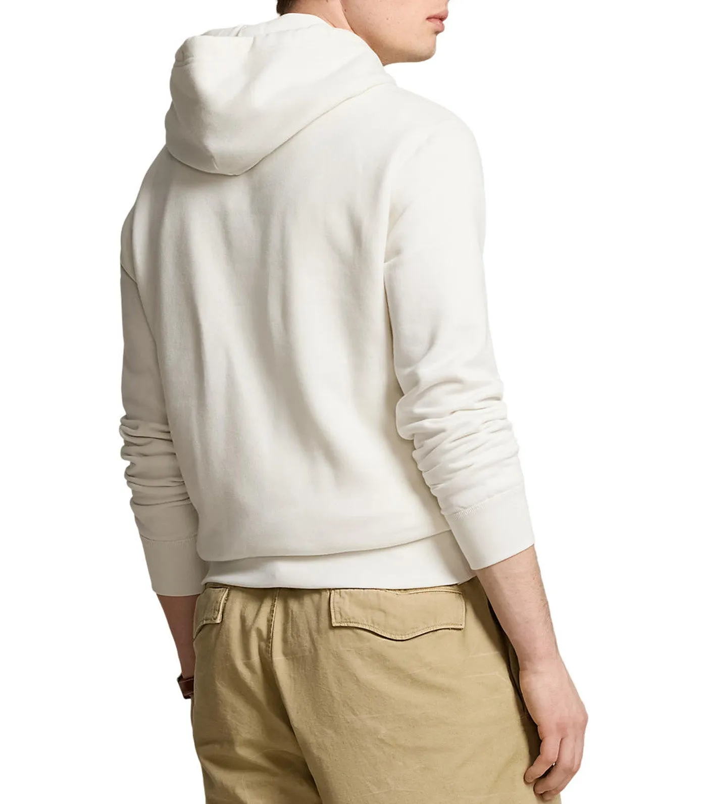 Men's The Rl Fleece Plaid-Logo Hoodie Nevis