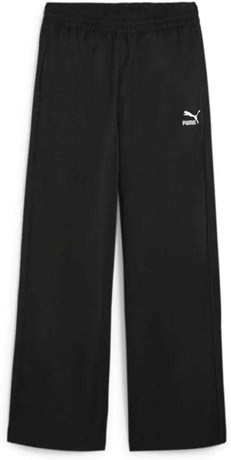 PUMA Womens T7 Relaxed Pants Casual Pockets - Black - Size M