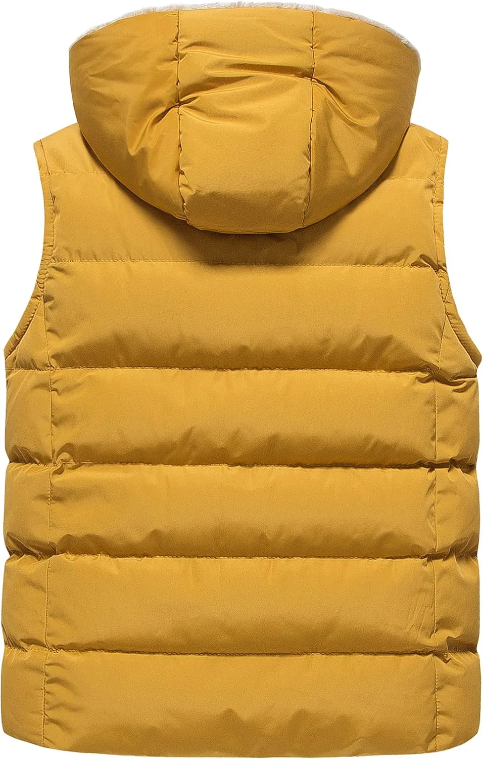 Pursky Girl's and Boy's Hooded Warm Puffer Vest Outerwear Soft Flannel Lined Insulation Waistcoat