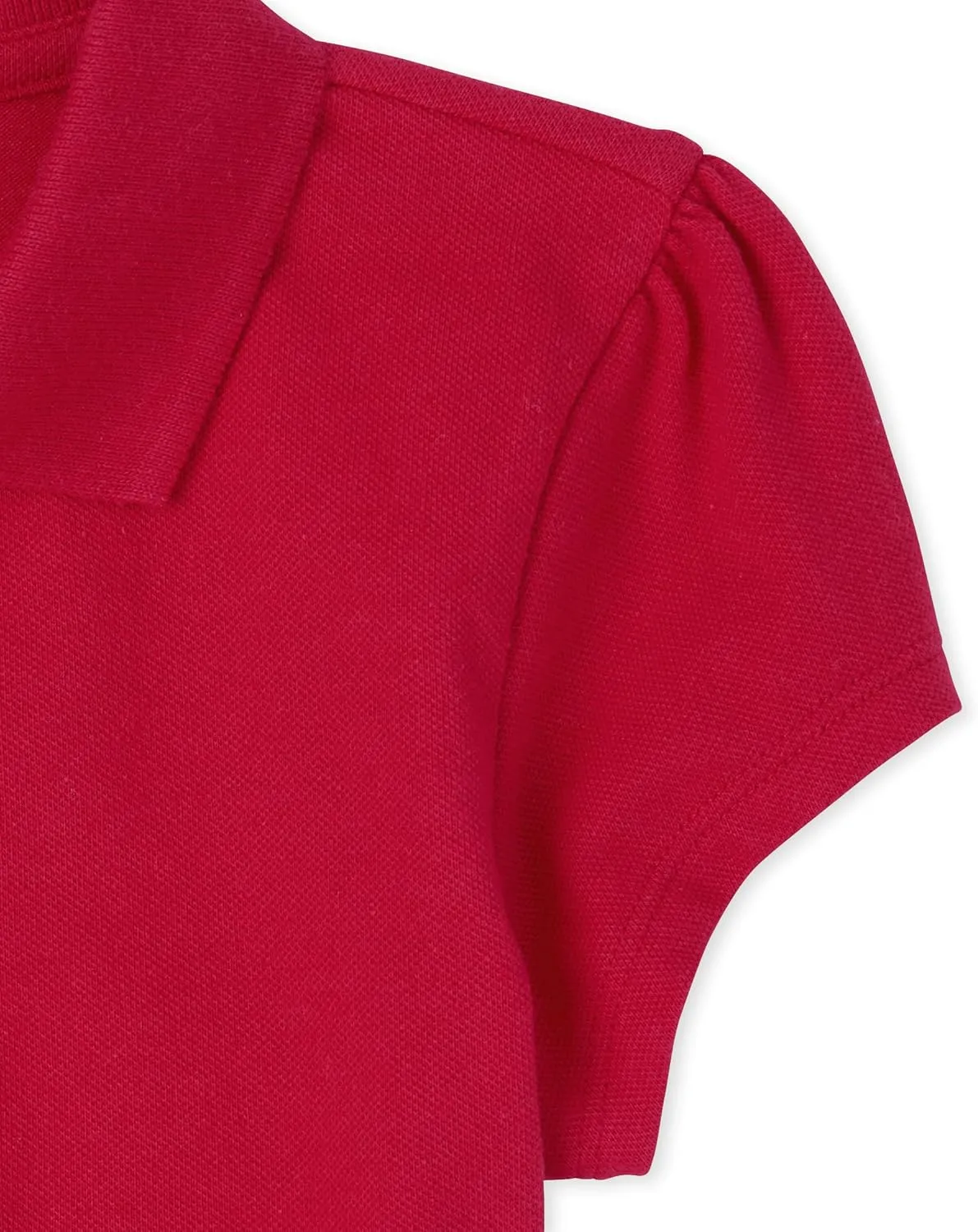 The Children's Place Girls Short Sleeve Ruffle Pique Polo Multipack