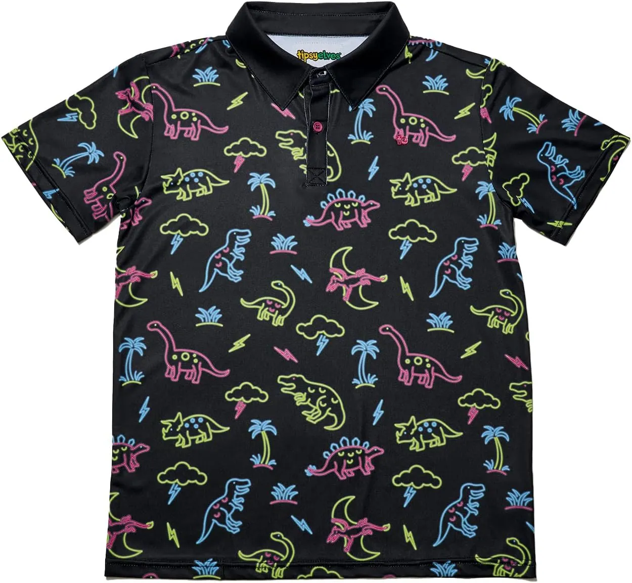 Tipsy Elves Kids and Toddlers Golf Shirts - Athletic Comfort Fit with Quick Dry Material