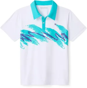 Tipsy Elves Kids and Toddlers Golf Shirts - Athletic Comfort Fit with Quick Dry Material