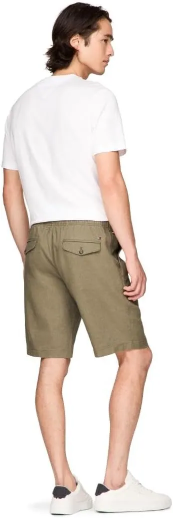 Tommy Hilfiger Men's Summer Linen Shorts 10 Inch in Relaxed Fit