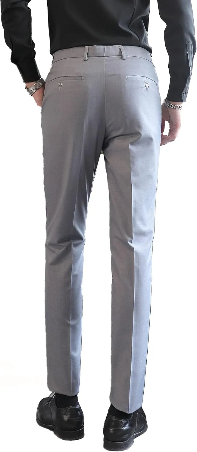 UNINUKOO Mens Suits 2 Piece Formal Suit Vest Pants with Tie Slim Fit Suits for Men Wedding Prom Tuxedo Dress Suit Set