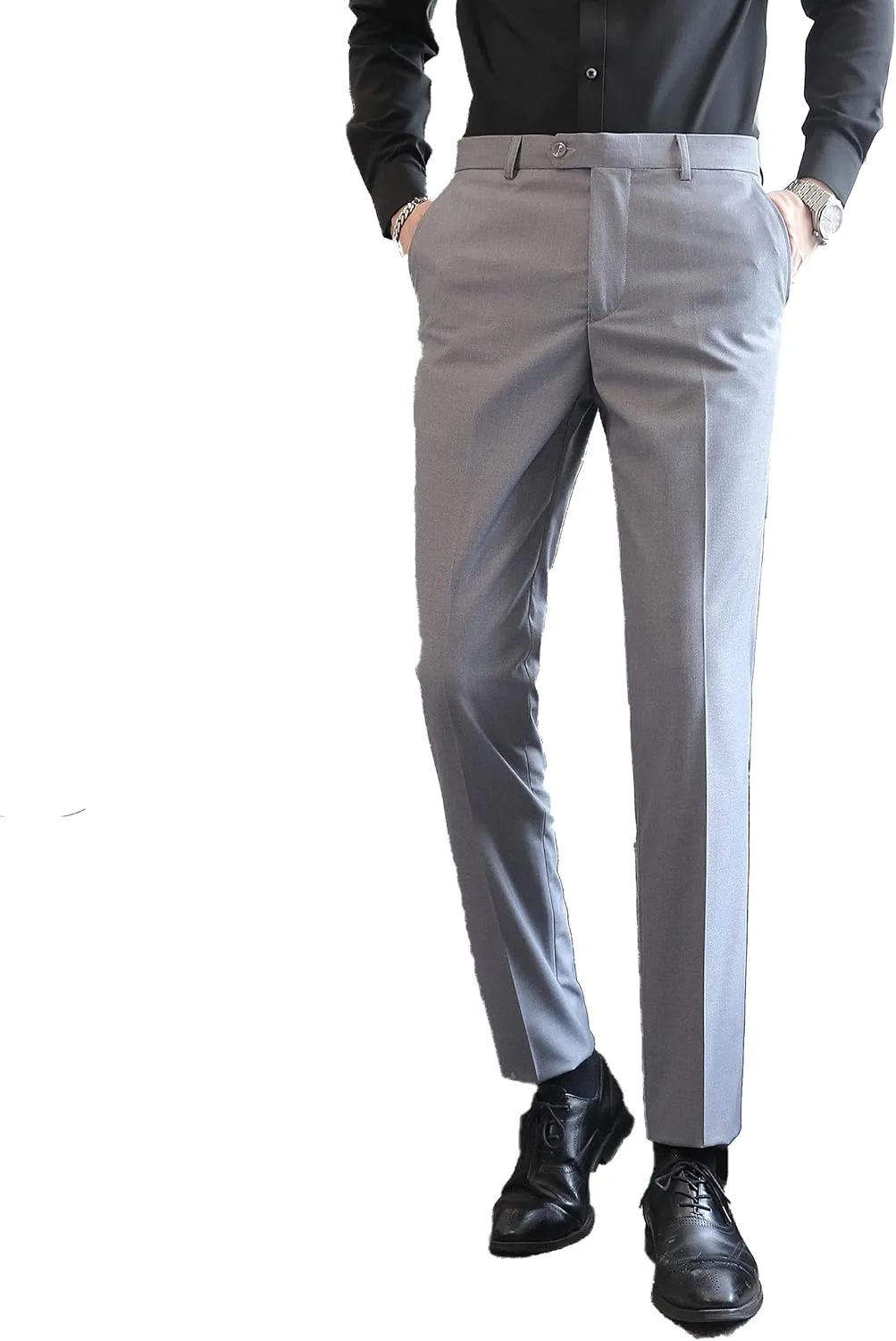 UNINUKOO Mens Suits 2 Piece Formal Suit Vest Pants with Tie Slim Fit Suits for Men Wedding Prom Tuxedo Dress Suit Set