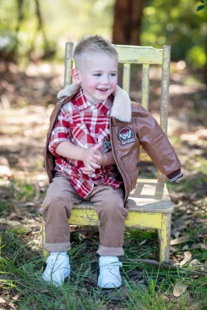 Wild Adventures Aviator Jacket