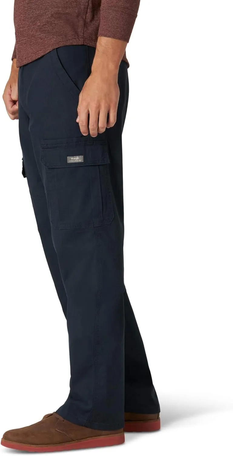 Wrangler Authentics Men's Relaxed Fit Stretch Cargo Pant