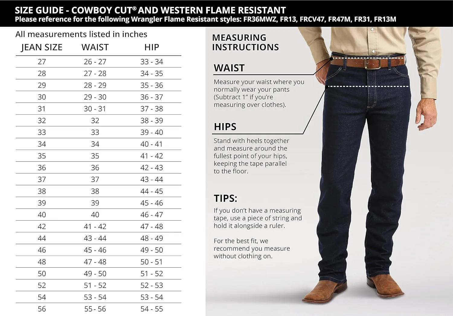 Wrangler Riggs Workwear Men's FR Flame Resistant Relaxed Fit Jean