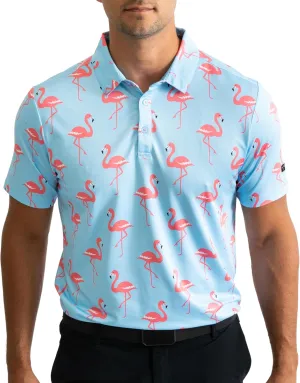 YATTA GOLF - Mens Golf Shirt Moisture Wicking Quick-Dry Short Sleeve - Standout Performance Casual Polo Shirts for Men
